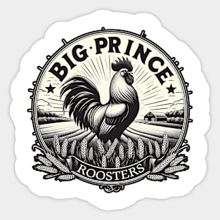 Big Prince Roosters Sticker